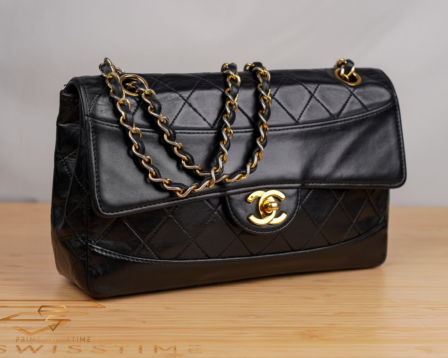 Chanel Classic Single Flap Black Lambskin Bag