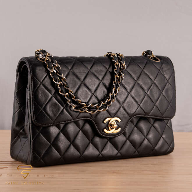 Chanel Classic Double Flap Leather Bag