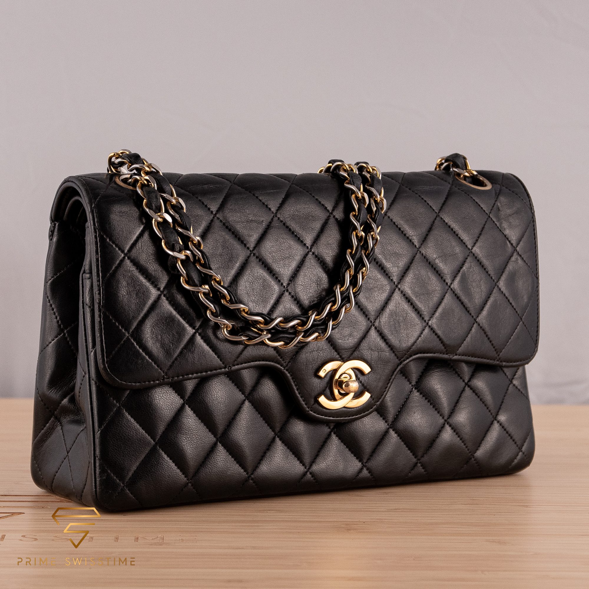 Chanel Classic Double Flap Leather Bag
