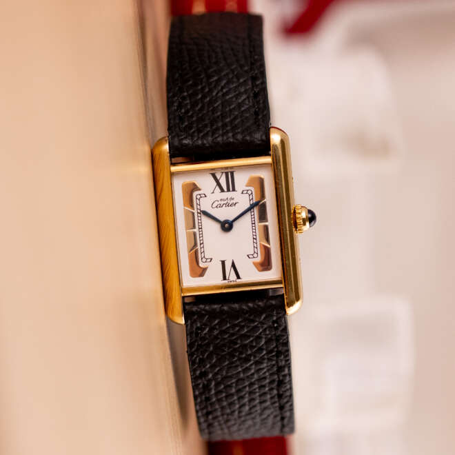 Must de Cartier Tank 1613 Trinity Dial