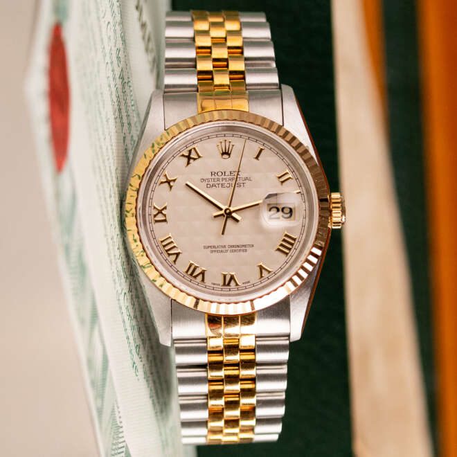 Rolex Datejust 36 16233 Pyramid Dial