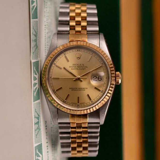 Rolex Datejust 36 16233 Champagne Dial
