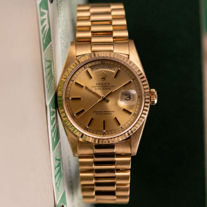 Rolex Day-Date 36 18238 Champagne Dial