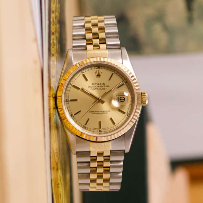 Rolex Datejust 36 16233 Champagne Dial