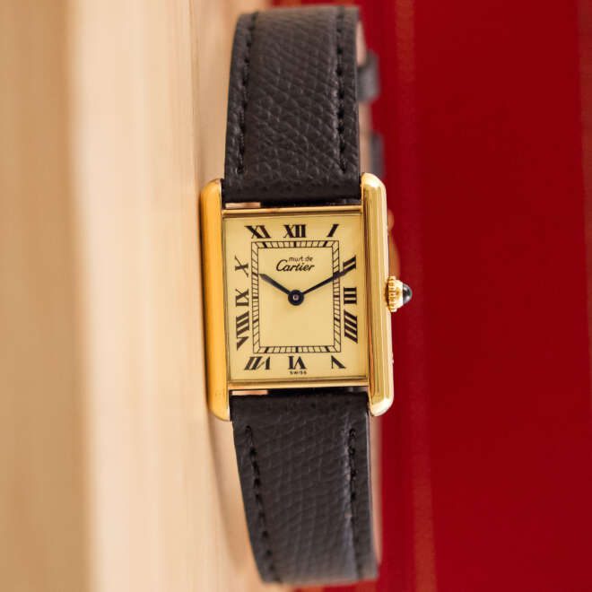 Must de Cartier Tank 590005 Champagne Dial