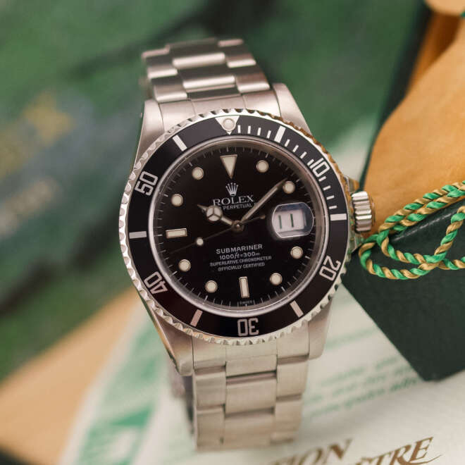 Rolex Submariner Date 16610 (2026 Rolex Service)