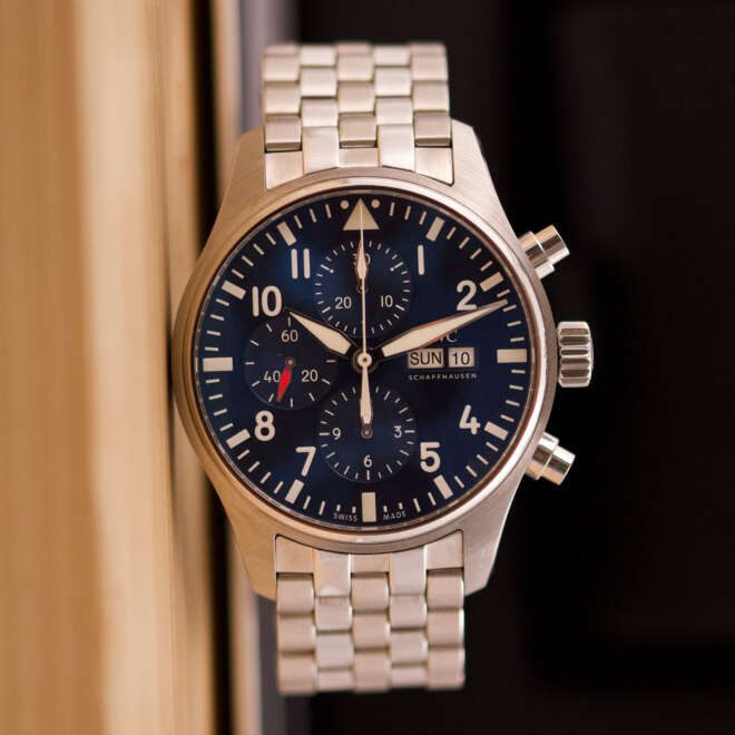 IWC Pilot Chronograph La Petit Prince IW377717 Blue Dial