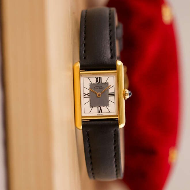 Must de Cartier Tank Grey Art Deco Dial 5057001