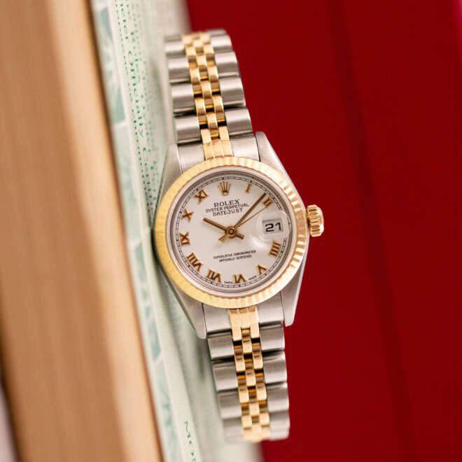 Rolex Datejust 26 79173 White Roman Dial Serv'26