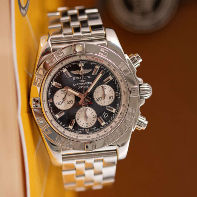 Breitling Chronomat Black Dial AB0110