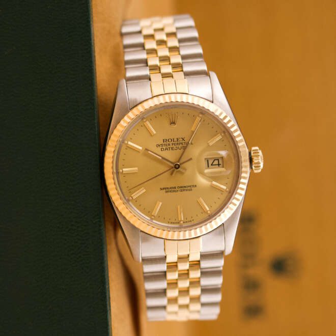 Rolex Datejust 36 16233 Champagne Dial