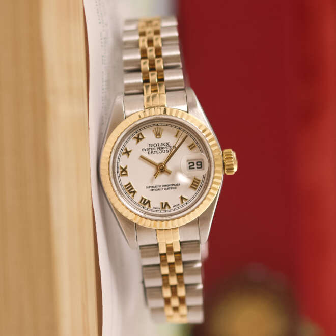 Rolex Datejust 26 79173 Cadran blanc à chiffres romains Serv'26
